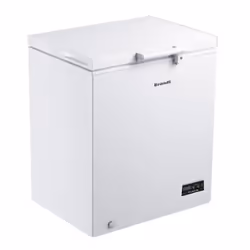 Brandt BFK151ESW, Congélateur coffre, Pose libre, Blanc, Blanc, Haut, LED