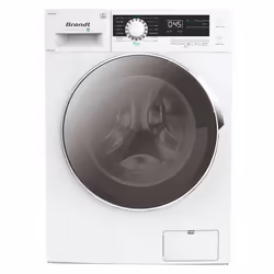 Brandt WFB394QW, Charge avant, 9 kg, B, 72 dB, 1350 tr/min, A