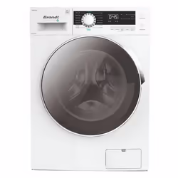 Brandt WFB384QW, Charge avant, 8 kg, B, 72 dB, 1350 tr/min, A
