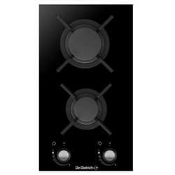 De Dietrich DPG3301B plaque Noir Intégré 30 cm Gaz 2 zone(s)