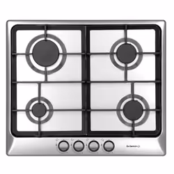 De Dietrich DPE3601X, Acier inoxydable, Intégré, 60 cm, Gaz, Acier inoxydable, 4 zone(s)