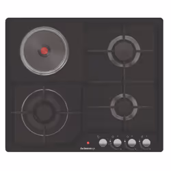 De Dietrich DPE3601BM, Noir, Intégré, 60 cm, Combi, Émaillé, 4 zone(s)