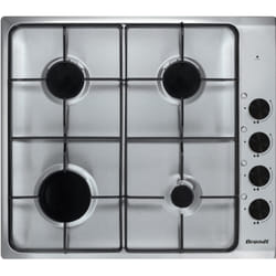 Brandt BPE3410X plaque Acier inoxydable Intégré 58 cm Gaz 4 zone(s)