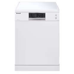 Brandt DSF34524W, Pose libre, Taille maximum (60 cm), Blanc, Noir, Boutons, 25 cm