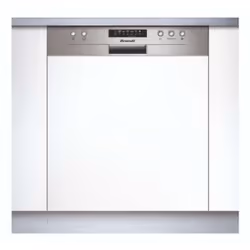Brandt BB3424LX, Entièrement intégré, Taille maximum (60 cm), Blanc, Acier inoxydable, Boutons, LED