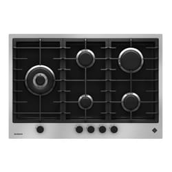 De Dietrich DPE4729XF plaque Noir, Acier inoxydable Intégré 75 cm Gaz 5 zone(s)