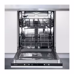 Optez pour l'efficacité et l'élégance avec le lave-vaisselle intégrable BRANDT LVE327J en noir. Avec une capacité de 12 couve ...