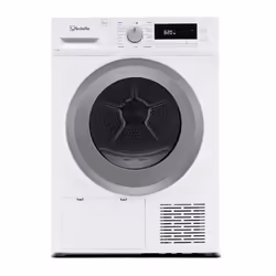 Vedette VSF318HW, Pose libre, Charge avant, Pompe à chaleur, Blanc, Boutons, Rotatif, Droite