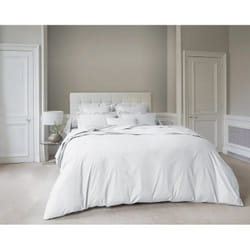 Anne de Solène Vexin housse de couette Blanc Coton 260 x 240 cm