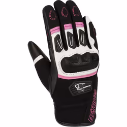 Bering Ursula Ladies Gants de moto, noir-rose, taille XL pour Femmes