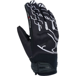 Bering Walshe Gants de moto dames, noir-blanc, taille S pour Femmes