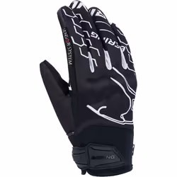 Bering Walshe Gants de moto dames, noir-blanc, taille M pour Femmes