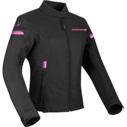 Bering Riva Veste textile de moto dames, noir-rose, taille 42 pour Femmes