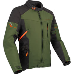 Bering Cobalt Veste textile moto, vert-brun, taille 4XL pour Hommes