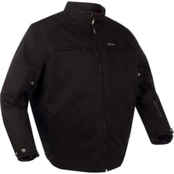 Bering Zander King Size veste textile de moto imperméable, noir, taille 2XL pour Hommes