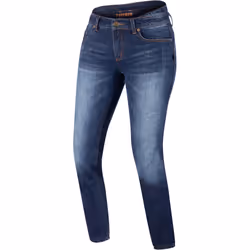 Bering Gilda Jeans de moto pour femmes, bleu, taille 42