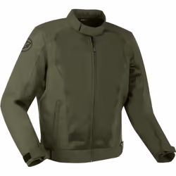 Bering Nelson Veste textile de moto, vert-brun, taille XL pour Hommes