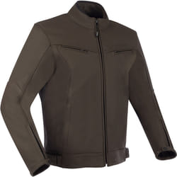 Bering Derby Blouson en cuir de moto, brun, taille 2XL pour Hommes