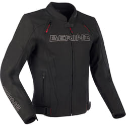 Bering Atomic Blouson en cuir de moto, noir, taille XL pour Hommes
