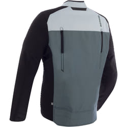 Bering Crosser veste textile de moto imperméable, noir-gris, taille XL pour Hommes