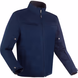 Bering Cruiser veste textile de moto imperméable, bleu, taille 4XL pour Hommes