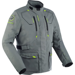 Bering Voyager veste textile de moto imperméable, gris, taille XL pour Hommes