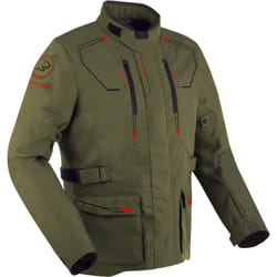 Bering Voyager veste textile de moto imperméable, vert-brun, taille M pour Hommes