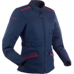 Bering Shine veste textile de moto pour dames imperméable à l’eau, bleu, taille 48 pour Femmes