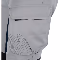 Bering Freeway Pantalon textile de moto imperméable, gris-bleu, taille M pour Hommes