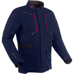 Bering Ottawa GTX veste textile de moto imperméable, bleu, taille L pour Hommes
