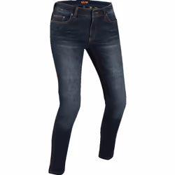 Bering Tracy Jeans de moto pour femmes, bleu, taille 40