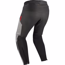 Bering Snap Pantalon de moto en cuir/textile, noir-gris, taille L pour Hommes