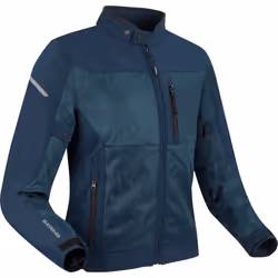 Bering Ozone Veste textile de moto, bleu, taille 2XL pour Hommes
