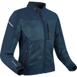 Bering Ozone Veste textile de moto, bleu, taille 2XL pour Hommes