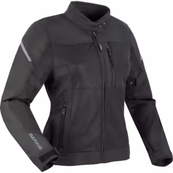 Bering Ozone Veste textile de moto pour femmes, noir, taille 40