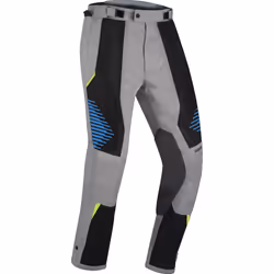 Bering Bakundu Pantalon textile moto, noir-gris-bleu, taille S pour Hommes