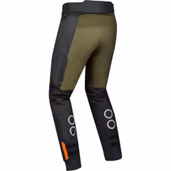 Bering Zephyr Pantalon textile de moto imperméable, vert-brun, taille L pour Hommes