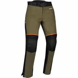 Bering Zephyr pantalon textile de moto pour dames imperméable, vert-brun, taille 40 pour Femmes