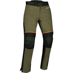 Bering Zephyr pantalon textile de moto pour dames imperméable, vert-brun, taille 46 pour Femmes
