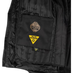 Bering Zephyr veste textile de moto imperméable, noir-gris, taille L pour Hommes