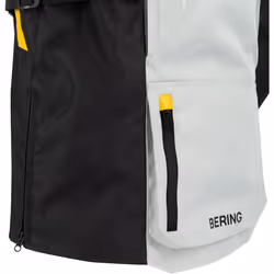 Bering Zephyr veste textile de moto imperméable, noir-gris, taille L pour Hommes
