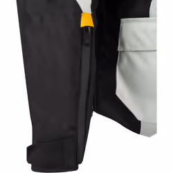 Bering Zephyr veste textile de moto imperméable, noir-gris, taille L pour Hommes