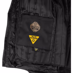 Bering Zephyr veste textile de moto imperméable, noir-gris, taille 2XL pour Hommes