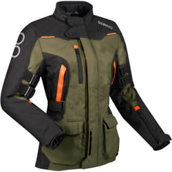 Bering Zephyr veste textile de moto pour dames imperméable à l’eau, noir-brun, taille 38 pour Femmes