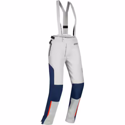 Bering Siberia imperméable Ladies Motorcycle Textile Pantalons, gris-bleu, taille 42 pour Femmes