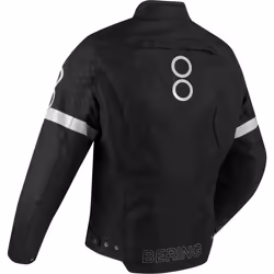 Bering Exup veste textile de moto imperméable, noir, taille M pour Hommes