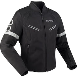 Bering Exup veste textile de moto imperméable, noir, taille S pour Hommes