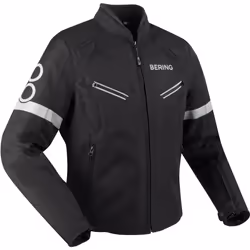 Bering Exup veste textile de moto imperméable, noir, taille XL pour Hommes