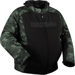 Bering Davis King Size veste textile de moto imperméable, noir-multicolore, taille 2XL pour Hommes