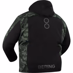 Bering Davis King Size veste textile de moto imperméable, noir-multicolore, taille 3XL pour Hommes